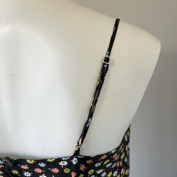 ATM ANTHONY THOMAS MELILLO Gathered floral print silk crepe de chine camisole M - Picture 8 of 15